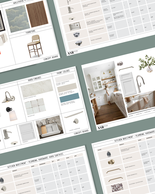 Farmhouse Kitchen Design & Remodel Package (Digital Product)