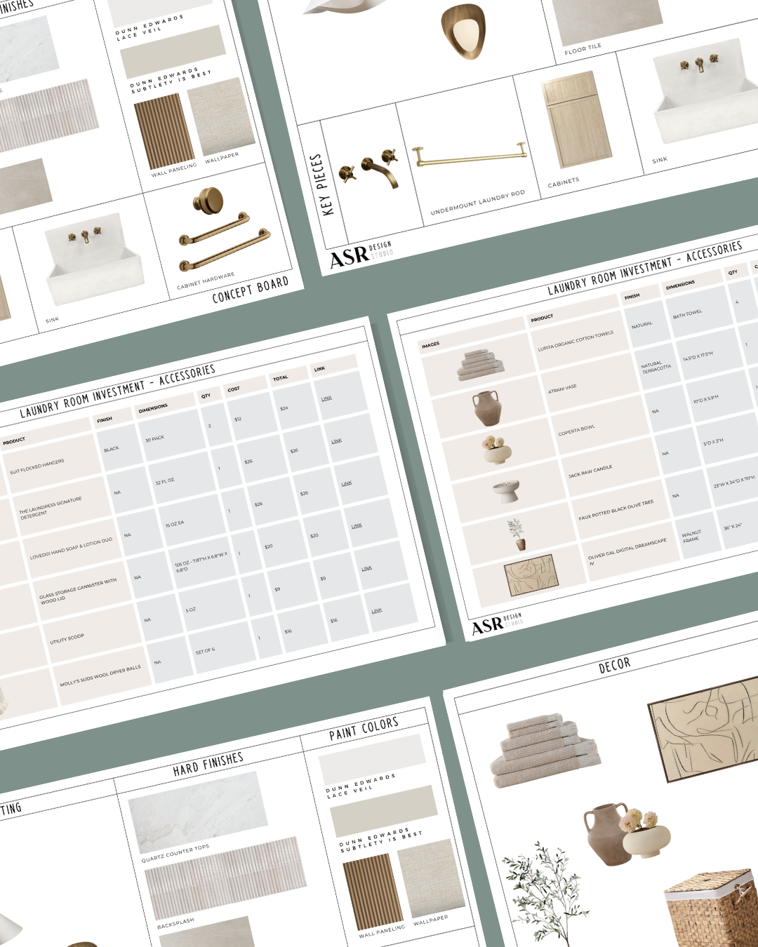 Organic Modern Laundry Room Design & Remodel Package (Digital Product)