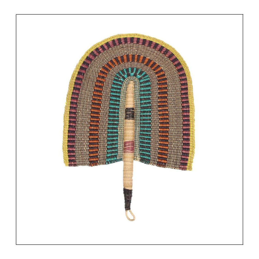 Fan in Neon Checkers