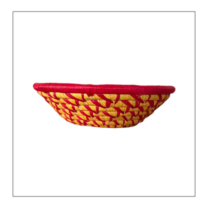 Small Pink + Yellow Spiral Bowl