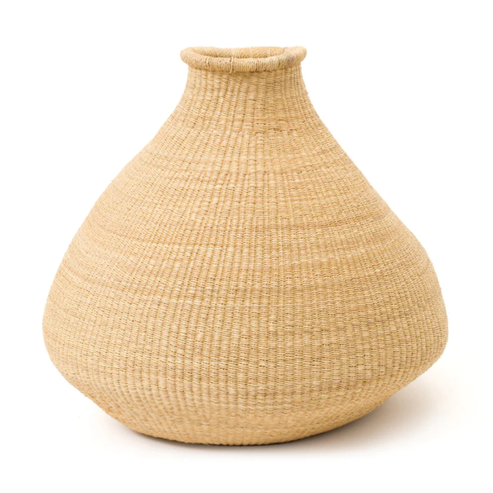 Large Natural Grass Bud Vase