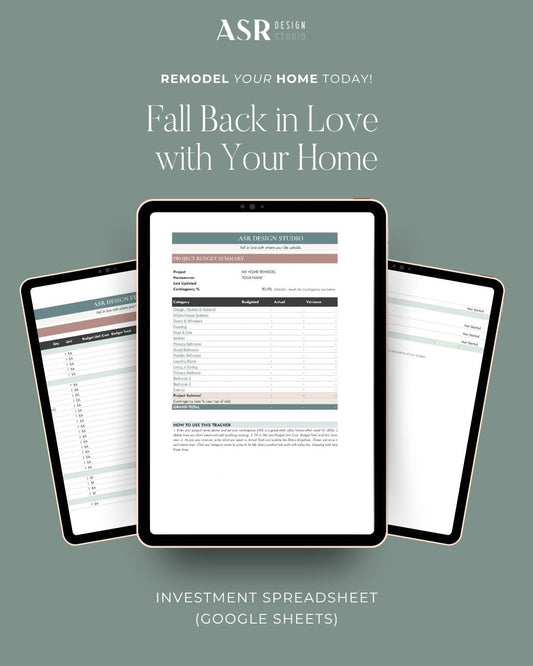 Investment Spreadsheet (Digital Product)