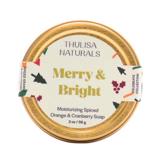Christmas Moisturizing Shea Butter Soap | Orange+ Cranberry