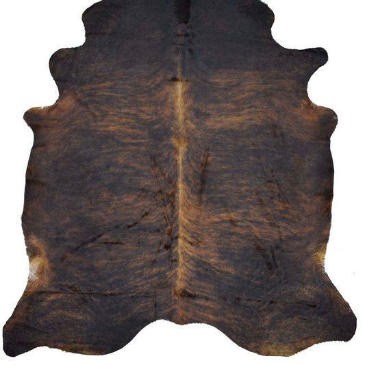 Black with White Cow Hide