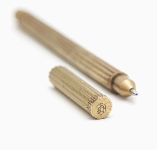 Brass Pen Striped