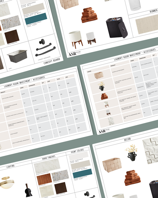 Mid-Century Modern Laundry Room Design & Remodel Package (Digital Product)