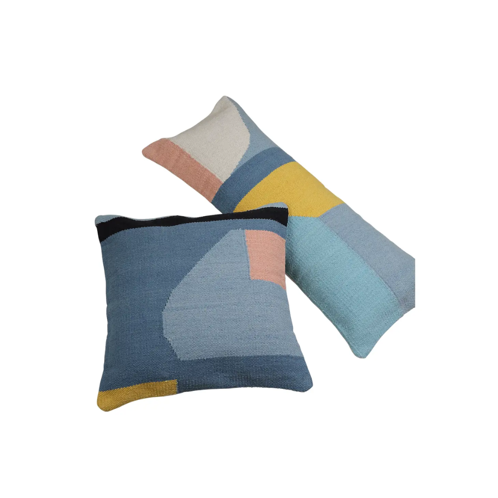Geo Shapes Lumbar Pillow