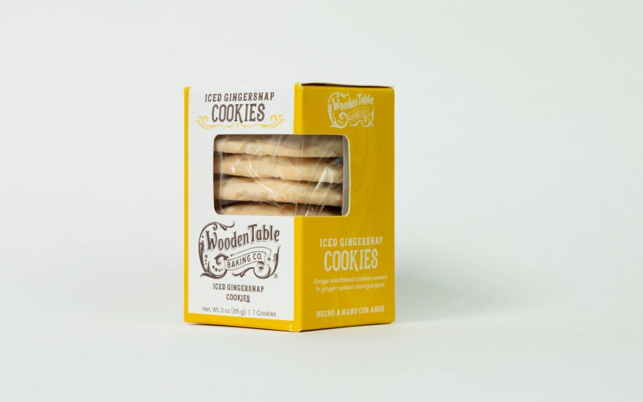 Iced Gingersnap Cookies