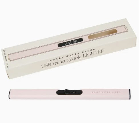Blush Pink Rechargeable Electric Lighter