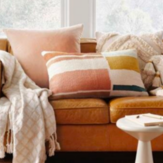 Multi Colored Lumbar Pillow