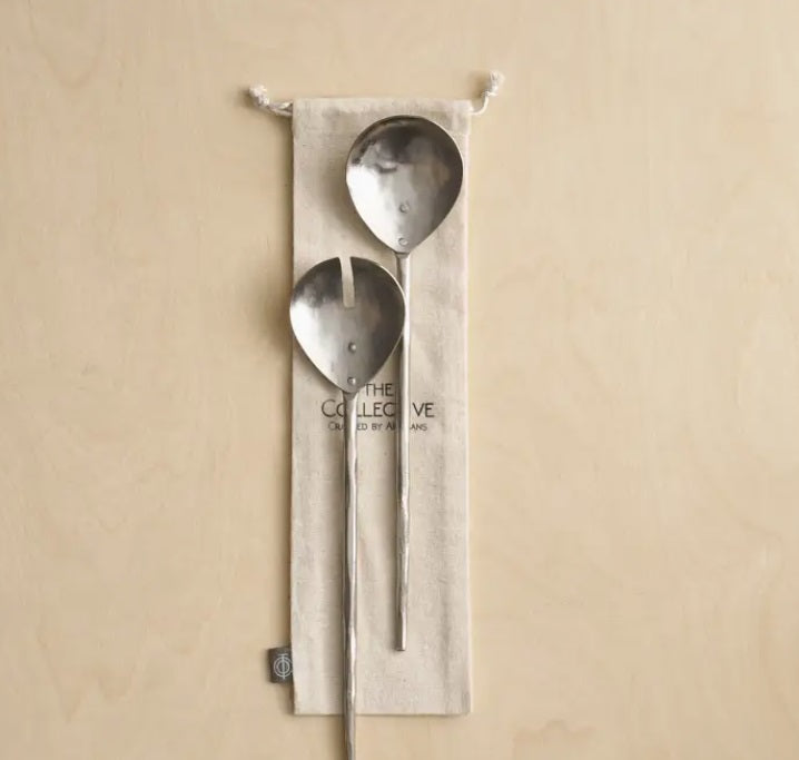 Forge Pewter Salad Servers - Set of 2*