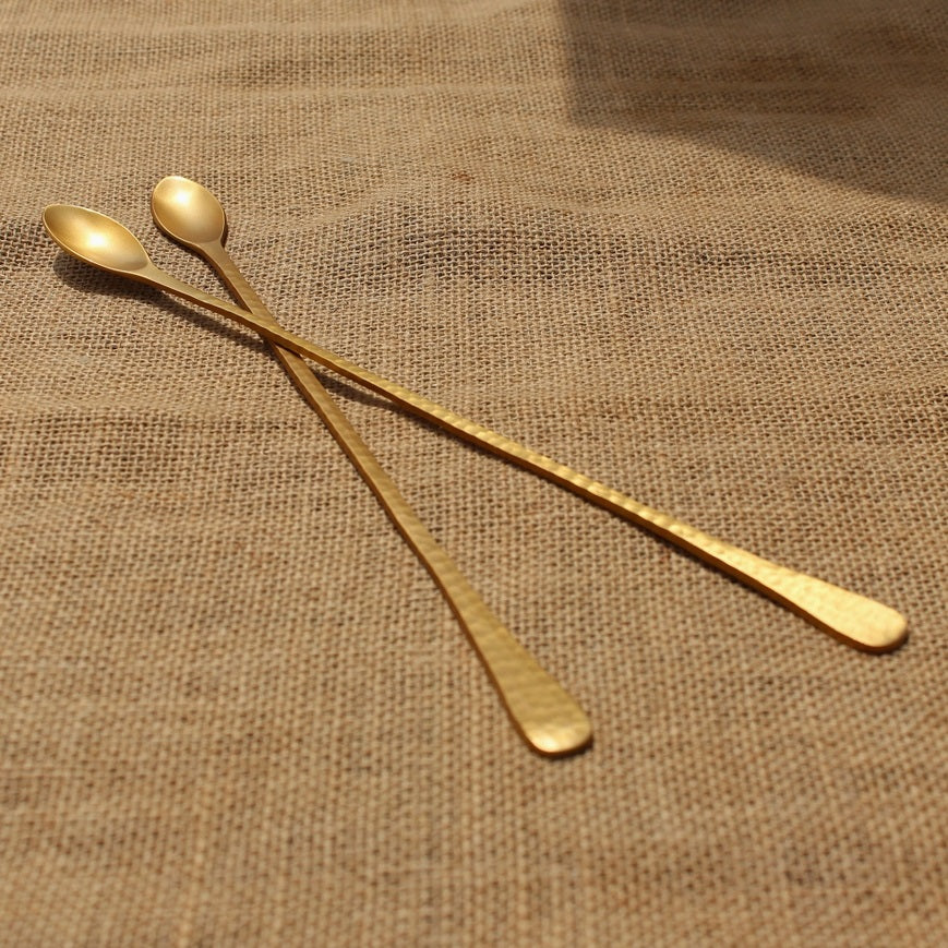 Pebbled Long Spoons - Set of 2