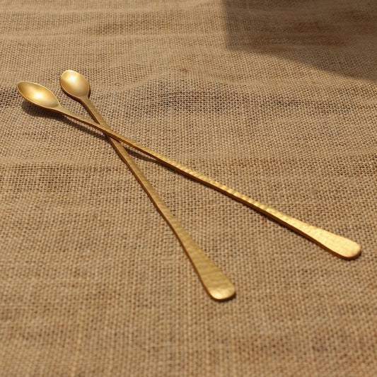 Pebbled Long Spoons - Set of 2