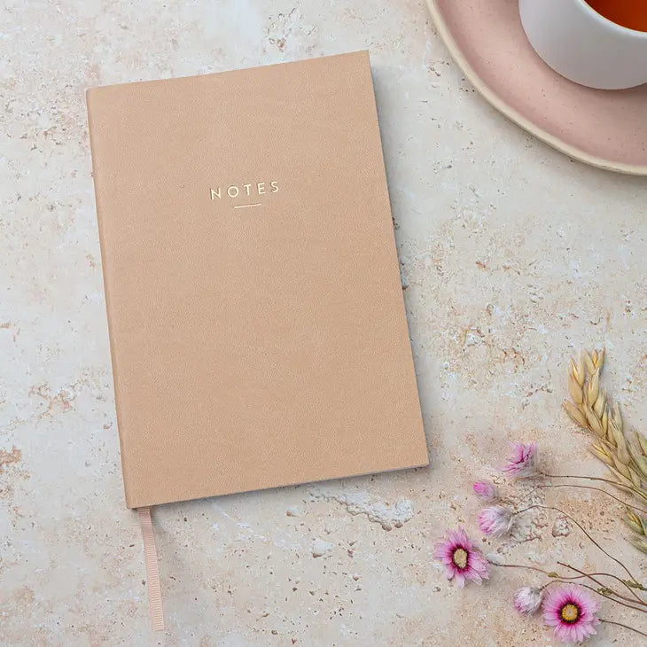 Note Tan A5 Tan 'notes' Notebook – ASR DESIGN STUDIO SHOPPE