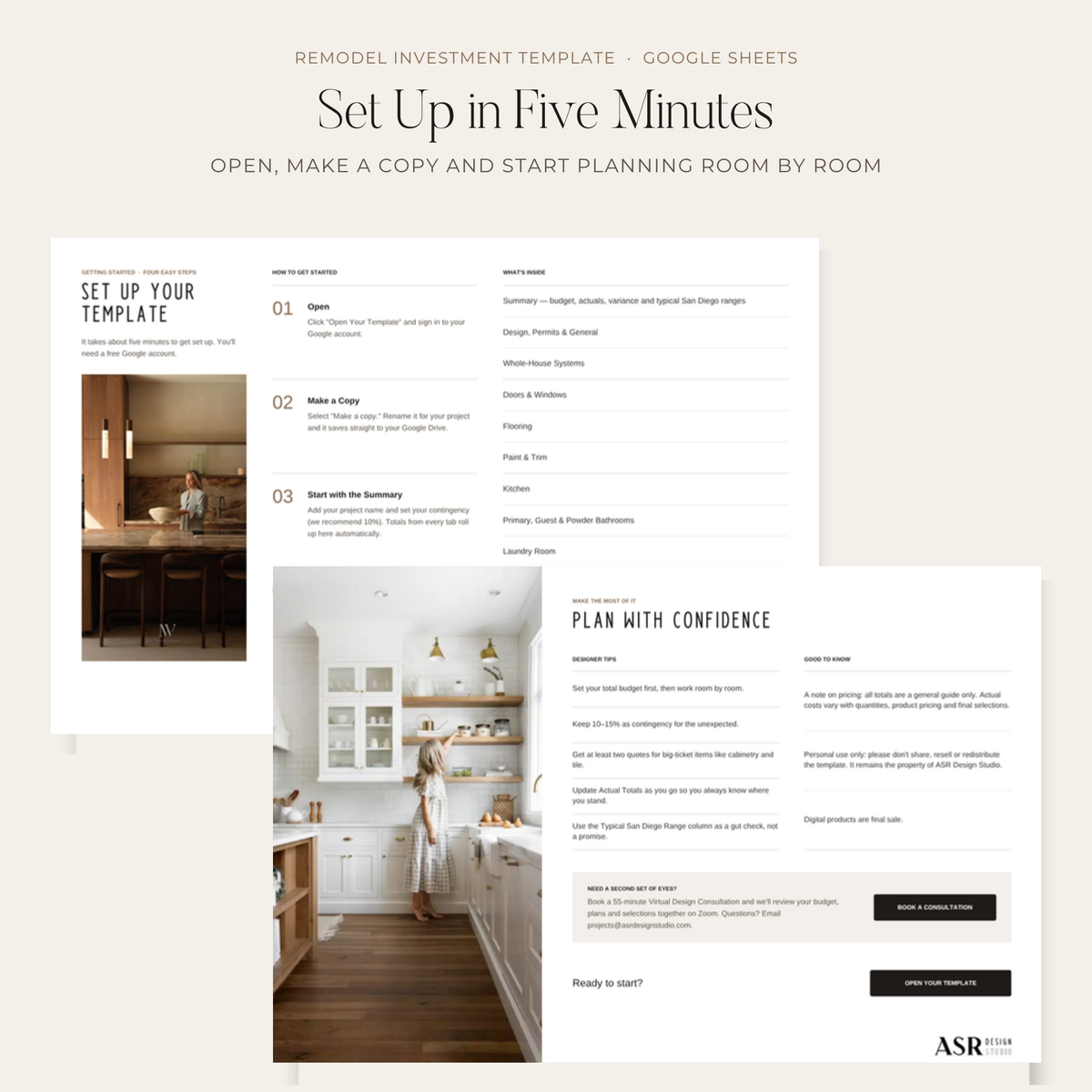 How the remodel investment spreadsheet works