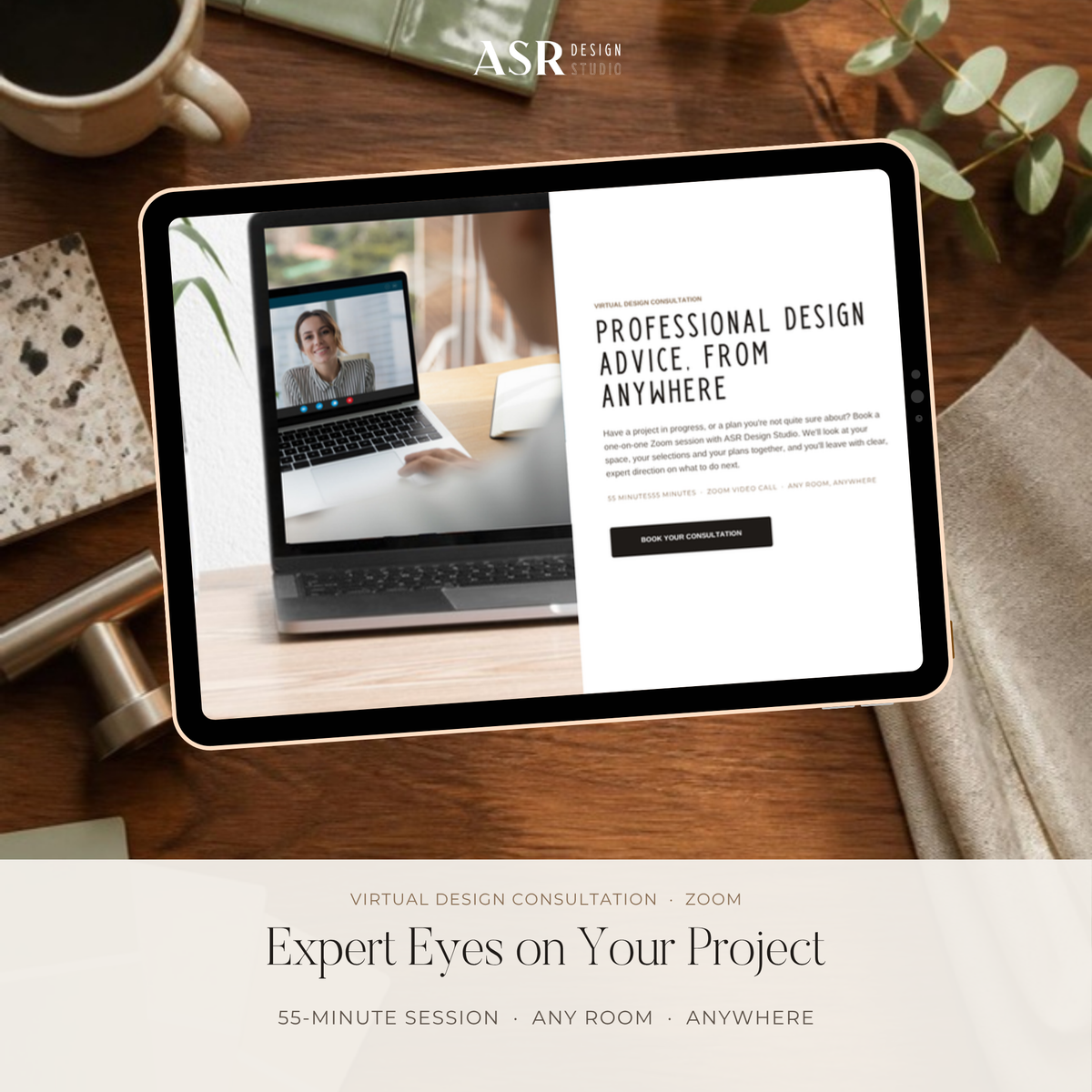 Virtual design consultation call with ASR Design Studio