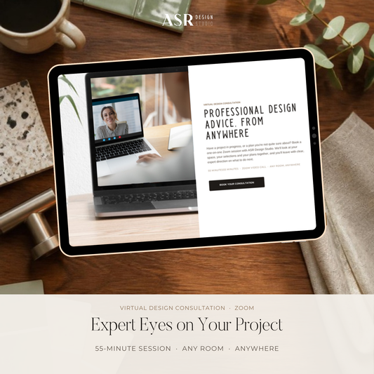 Virtual design consultation call with ASR Design Studio