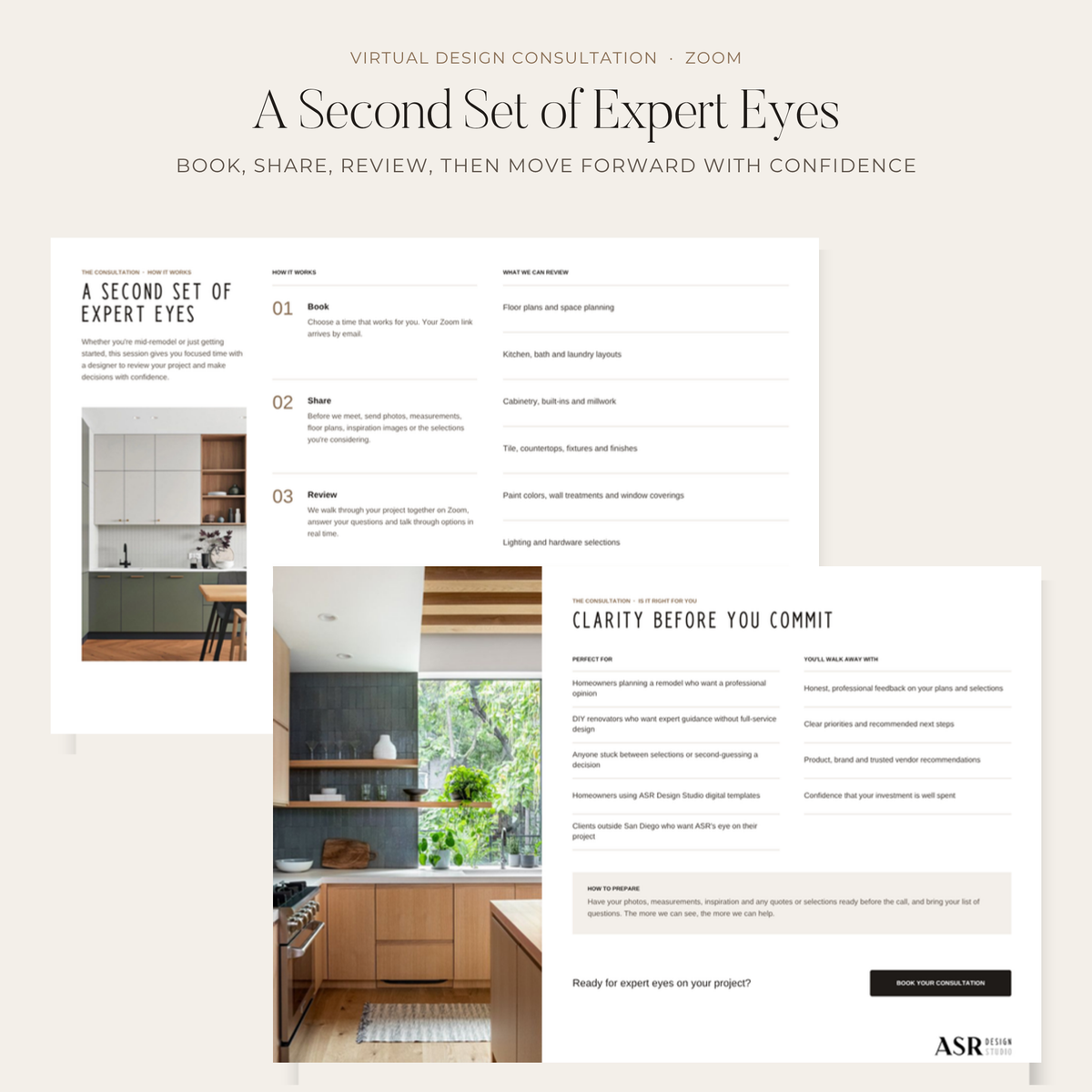 How the virtual design consultation call works